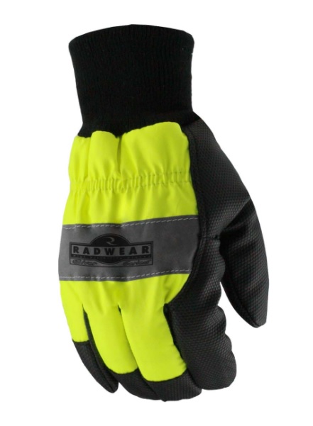 GLOVE HI VIZ THERMAL;LINED WATERPROOF - Latex, Supported